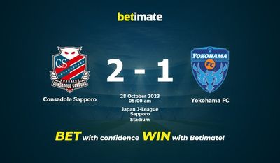 Predicciones, cuotas y consejos de apuestas de Consadole Sapporo vs Yokohama FC 28/10/2023