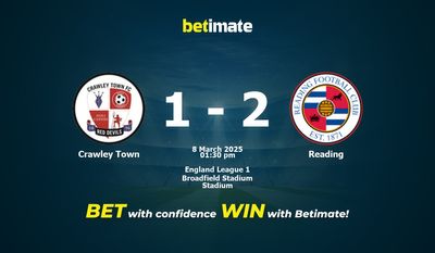 Predicción, probabilidades y consejos de apuestas para Crawley Town vs Reading 08/03/2025