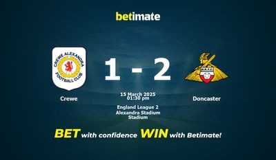 Pronóstico, cuotas y consejos de apuestas para el Crewe vs. Doncaster (15/03/2025)