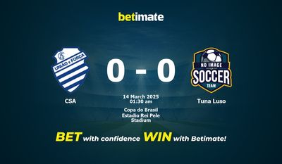 Pronóstico, probabilidades y consejos de apuestas CSA vs Tuna Luso 14/03/2025