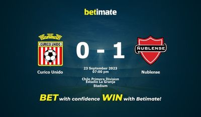 Predicción, cuotas y consejos de apuestas de Curico Unido vs Nublense 23/09/2023