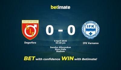 Predicción, cuotas y consejos de apuestas Degerfors vs IFK Varnamo 06/04/2025