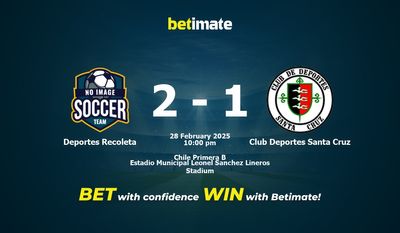 Predicción, probabilidades y consejos de apuestas Deportes Recoleta vs Club Deportes Santa Cruz 28/02/2025