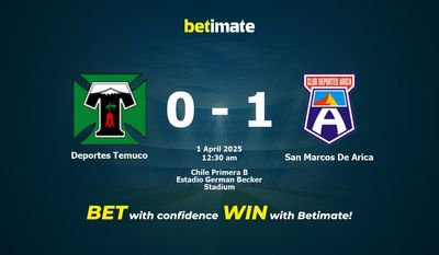 Predicción, cuotas y consejos de apuestas Deportes Temuco vs San Marcos De Arica 31/03/2025