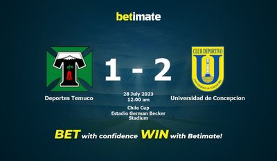 Deportes Temuco vs Universidad de Concepción Pronósticos, Cuotas y Apuestas 27/07/2023