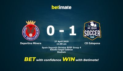 Predicción, cuotas y consejos de apuestas de Deportiva Minera vs CD Estepona 27/04/2025