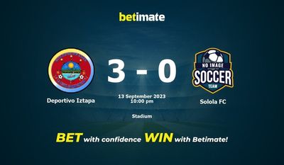 Predicción, cuotas y consejos de apuestas Deportivo Iztapa vs Sololá FC 13/09/2023