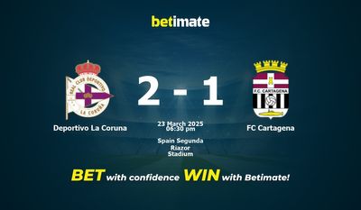 Predicción, cuotas y consejos de apuestas Deportivo La Coruña vs FC Cartagena 23/03/2025