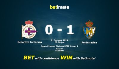 Predicción, cuotas y consejos de apuestas Deportivo La Coruña vs Ponferradina 21/01/2024