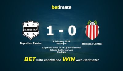 Pronóstico Deportivo Riestra vs Barracas Central 04/02/2024