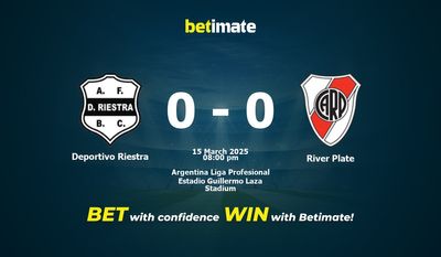 Pronóstico, cuotas y consejos de apuestas Deportivo Riestra vs River Plate 15/03/2025