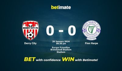 Predicción, probabilidades y consejos de apuestas Derry City vs Finn Harps 26/01/2024