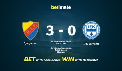 Predicción, cuotas y consejos de apuestas Djurgården vs IFK Varnamo 16/09/2023