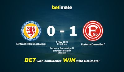 Predicción, cuotas y consejos de apuestas Eintracht Braunschweig vs Fortuna Dusseldorf 03/05/2025