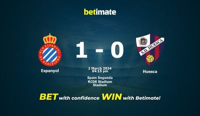 Predicción, cuotas y consejos de apuestas Espanyol vs Huesca 02/03/2024