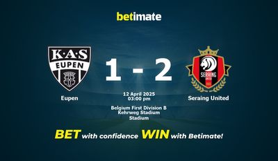 Pronóstico, cuotas y pronósticos del Eupen vs. Seraing United (12/04/2025)