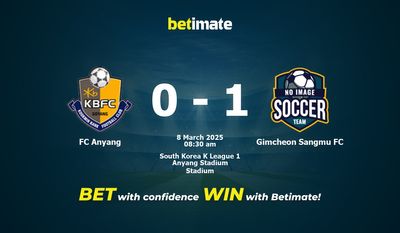 Pronóstico, probabilidades y consejos de apuestas para FC Anyang vs Gimcheon Sangmu FC 08/03/2025