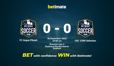Predicciones, cuotas y consejos de apuestas de FC Arges Pitesti vs CSC 1599 Selimbar 30/09/2023
