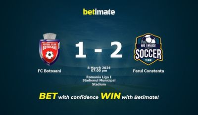 Predicciones, cuotas y consejos de apuestas de FC Botosani vs Farul Constanta 08/03/2024