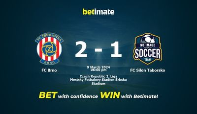 Predicción, cuotas y consejos de apuestas FC Brno vs FC Silon Taborsko 09/03/2024