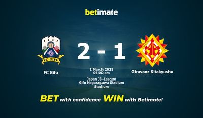 Pronóstico, probabilidades y consejos de apuestas para FC Gifu vs Giravanz Kitakyushu 01/03/2025
