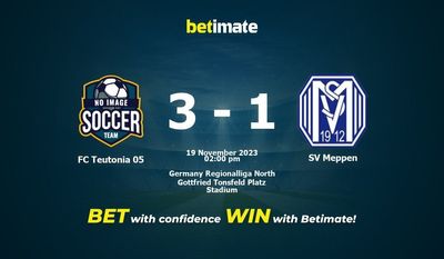 Predicciones, cuotas y consejos de apuestas para FC Teutonia 05 vs SV Meppen 19/11/2023