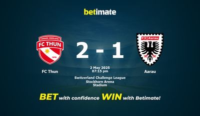 FC Thun vs Aarau: Pronóstico, cuotas y pronósticos de apuestas (05/02/2025)