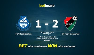Predicción, cuotas y consejos de apuestas de FCM Traiskirchen vs SR Fach-Donaufeld 20/10/2023