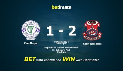 Predicción, cuotas y consejos de apuestas de Finn Harps vs Cobh Ramblers 08/03/2024