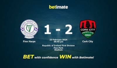 Predicción, cuotas y consejos de apuestas de Finn Harps vs Cork City 23/02/2024