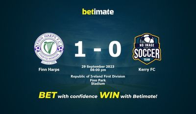 Predicciones, cuotas y consejos de apuestas de Finn Harps vs Kerry FC 29/09/2023