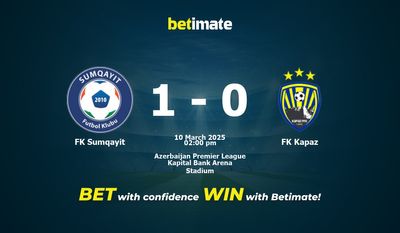 Pronóstico, probabilidades y consejos de apuestas para el partido FK Sumqayit vs FK Kapaz 10/03/2025