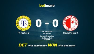 Pronósticos FK Teplice B vs Slavia Praga B 19/07/2023