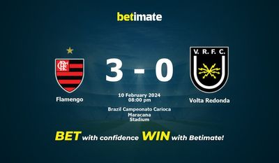 Predicción, probabilidades y consejos de apuestas Flamengo vs Volta Redonda 10/02/2024