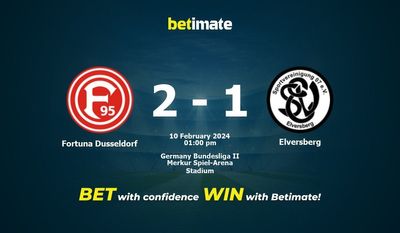 Predicción, probabilidades y consejos de apuestas Fortuna Dusseldorf vs Elversberg 10/02/2024