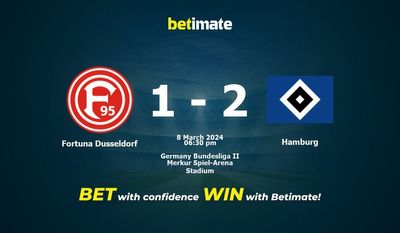 Predicción, cuotas y consejos de apuestas Fortuna Dusseldorf vs Hamburgo 08/03/2024