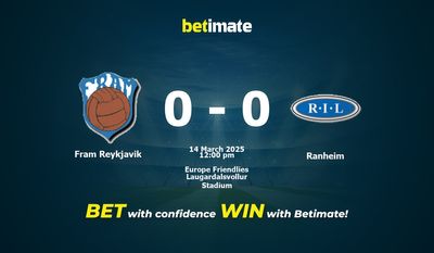 Predicción, cuotas y consejos de apuestas Fram Reykjavik vs Ranheim 14/03/2025