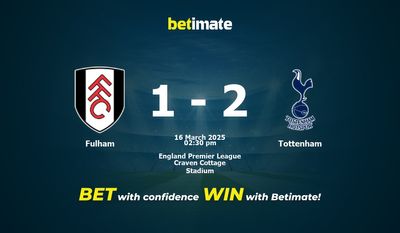 Pronóstico, cuotas y consejos de apuestas Fulham vs Tottenham (16/03/2025)