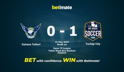 Pronóstico, cuotas y pronósticos de apuestas para el Gainare Tottori vs. Tochigi City (31/05/2025)