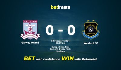Predicción, cuotas y consejos de apuestas Galway United vs Wexford FC 10/02/2024