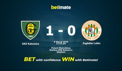 Pronóstico, probabilidades y consejos de apuestas para GKS Katowice vs Zaglebie Lubin 09/03/2025