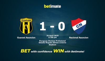 Predicción, cuotas y consejos de apuestas de Guaraní Asunción vs Nacional Asunción 26/04/2025