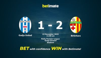 Predicción, cuotas y consejos de apuestas de Gudja United vs Birkirkara 13/12/2023