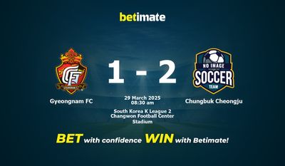 Pronóstico, cuotas y consejos de apuestas para el Gyeongnam FC vs. Chungbuk Cheongju (29/03/2025)
