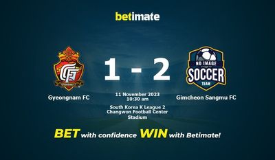 Predicción, cuotas y consejos de apuestas de Gyeongnam FC vs Gimcheon Sangmu FC 11/11/2023
