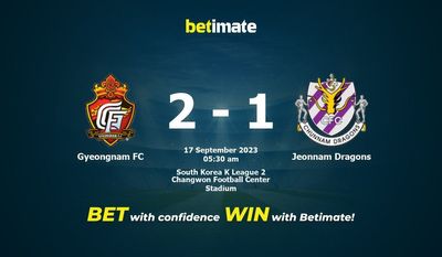 Predicción, cuotas y consejos de apuestas de Gyeongnam FC vs Jeonnam Dragons 17/09/2023