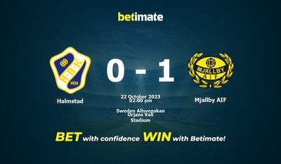 Predicción, probabilidades y consejos de apuestas Halmstad vs Mjallby AIF 22/10/2023