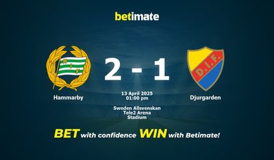 Predicción, cuotas y consejos de apuestas de Hammarby vs Djurgarden 13/04/2025