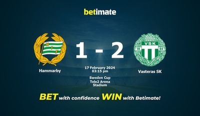 Predicción, cuotas y consejos de apuestas de Hammarby vs Vasteras SK 17/02/2024