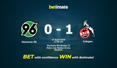 Pronóstico, cuotas y pronósticos del Hannover 96 vs. Colonia (27/04/2025)